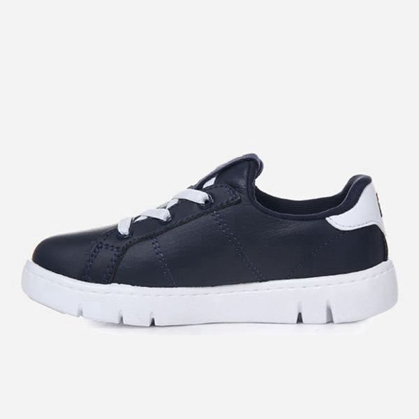 Sapatos De Estilo De Vida Fila Menina Azul Marinho/Branco - Fila Court Flex Kd Outlet Portugal,AZTC-